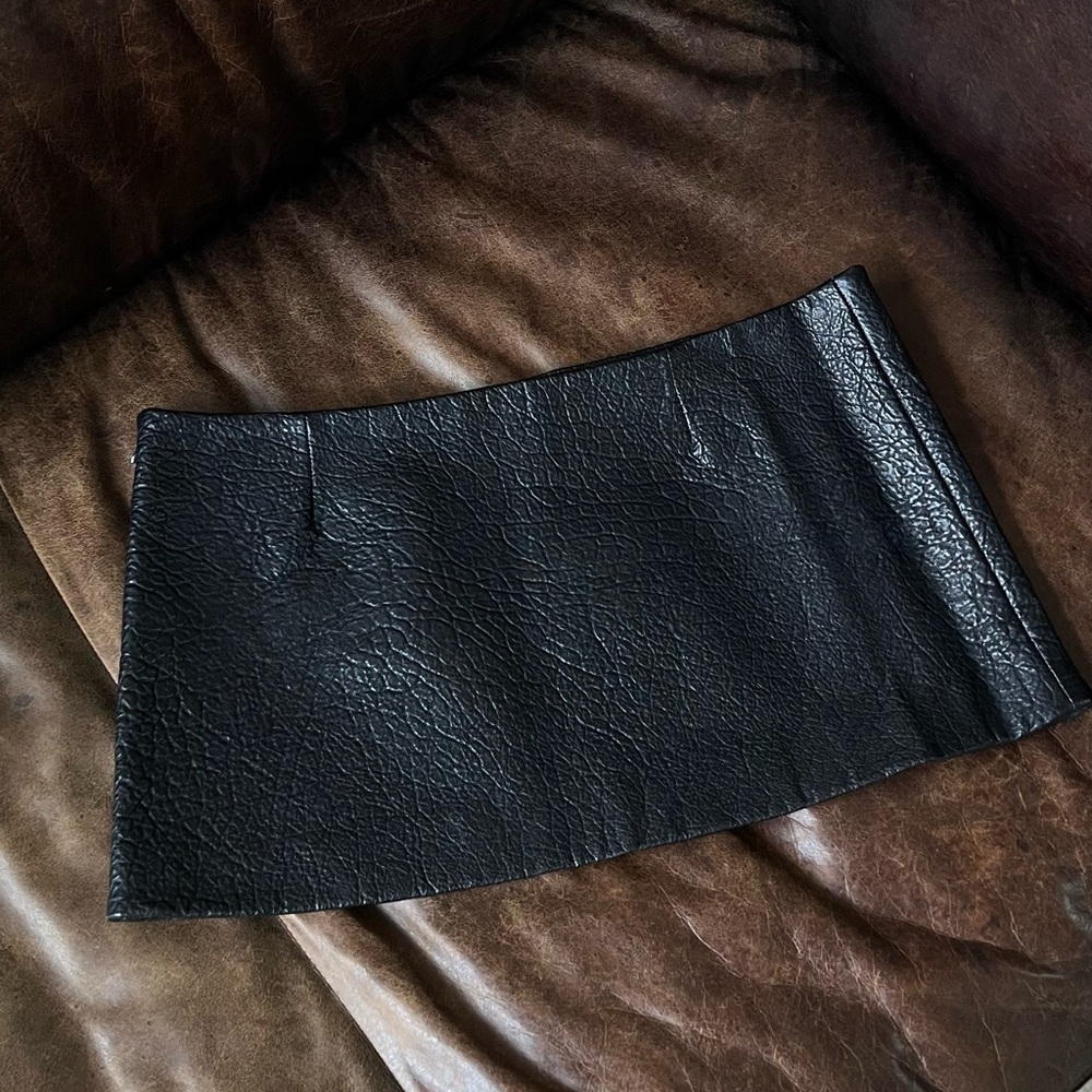 Prada Mini Nappa Leather Skirt - Picture 12 of 12